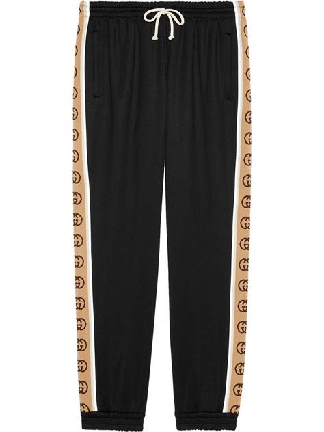 gucci leather jogging pants|farfetch Gucci tracksuit.